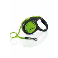 Vodítko FLEXI Neon M pásek 5m/25kg černá/zelená