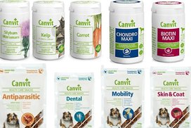 CANVIT - potravní doplňky pro psy a kočky