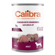 Calibra Dog konz.Adult zvěřina s brusinkami 400g