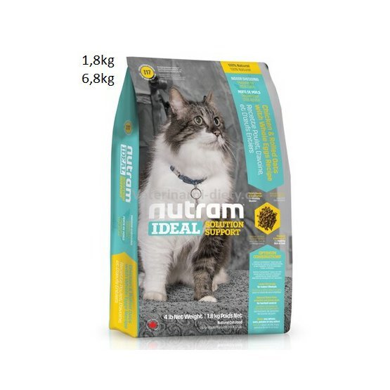 Nutram Ideal Indoor Cat 6,8kg