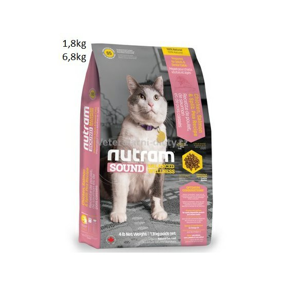 Nutram Sound Adult/Senior Cat 6,8kg