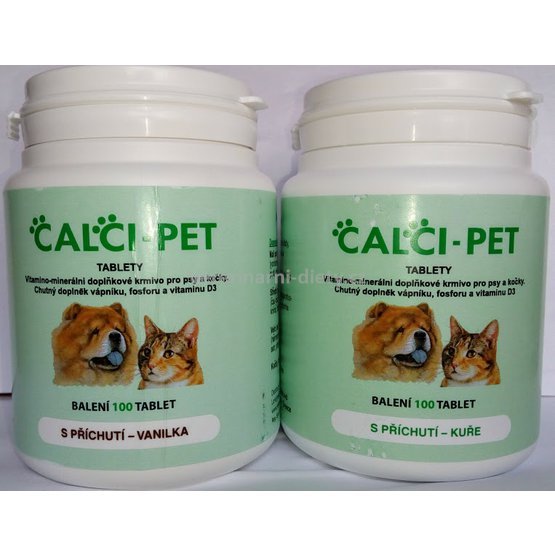 CALCI PET 100 tabl.- vanilka